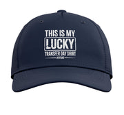 IVF in Vitro Fertilization Transfer Day Fertility Pregnancy Adjustable Printed Baseball Hat by IVF In Vitro Fertilization SteMi Apparel – Cotton, Navy Blue