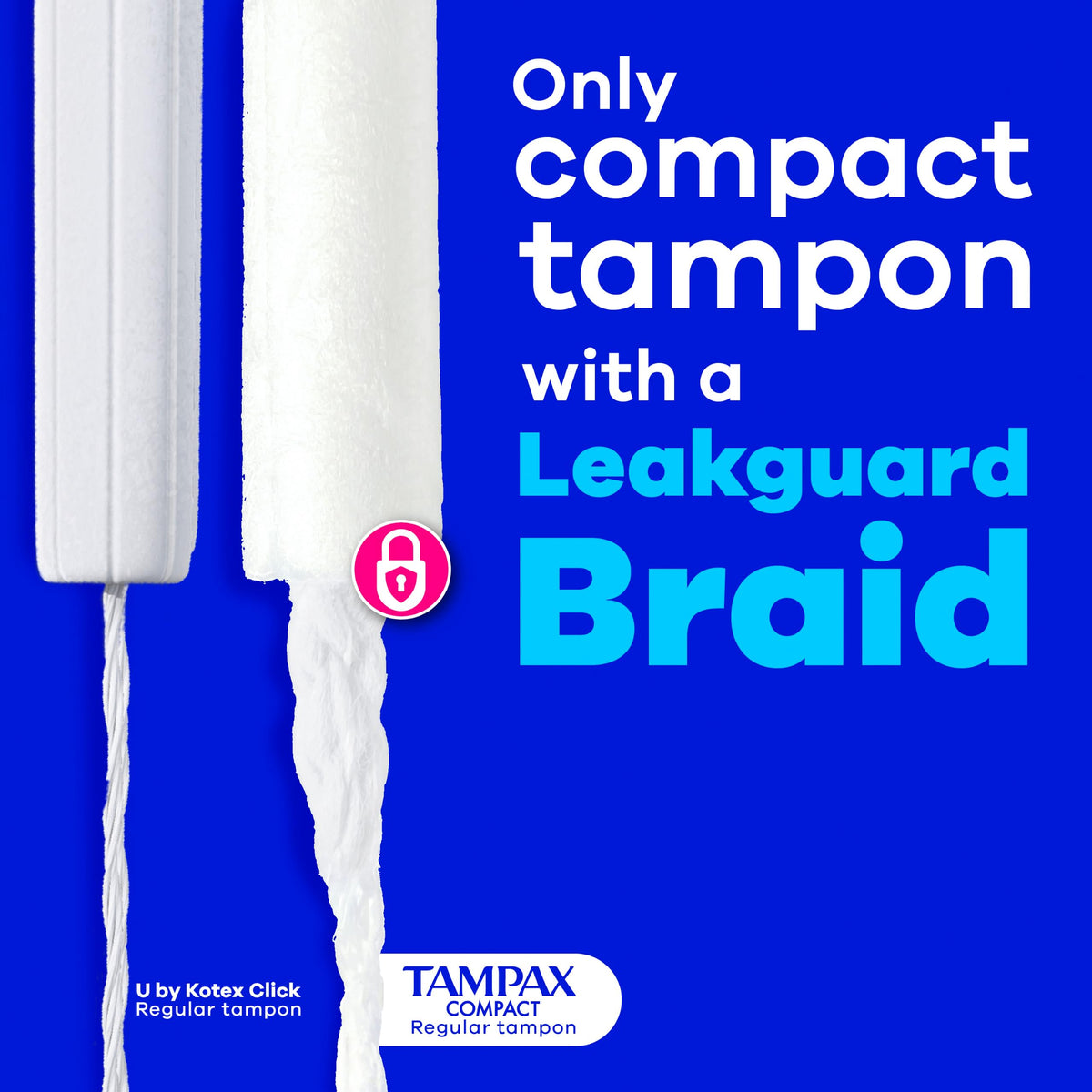Compact Pearl Tampons Multipack by Tampax – Regular/Super, Rayon, Model P_16564