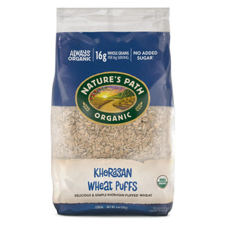 Organic Khorasan Wheat Puffs Cereal by Nature's Path – 6 Ounce (Pack of 12), Pack of 12, Model 62004