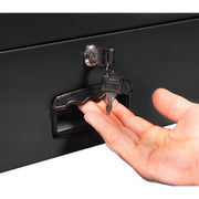 Counter Top CRT Security Computer Cabinet by Global Industrial – Steel, Black, Model 607294BK