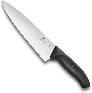 Victorinox Swiss Classic 8-Inch Chef's Knife with Straight-Edge Blade and Black Handle
