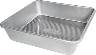 USA Pan Bakeware Seamless Nonstick Square Baking Pan, 8 x 8 x 2