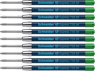 Schneider Express 735 M International Large-Capacity Refill Green Indelible ISO 12757-2 G2 Pack of 10