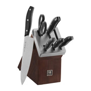 Definition 7-pc Self-Sharpening Block Set by HENCKELS – 7-pc, Stainless Steel, Black, Pack of 7, Model 19485-007