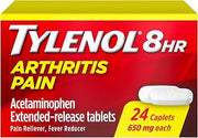 Tylenol 8-Hour Arthritis Pain Relief Tablets, 650 mg Acetaminophen, 24 ct