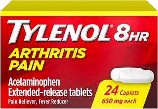 Tylenol 8-Hour Arthritis Pain Relief Tablets, 650 mg Acetaminophen, 24 ct