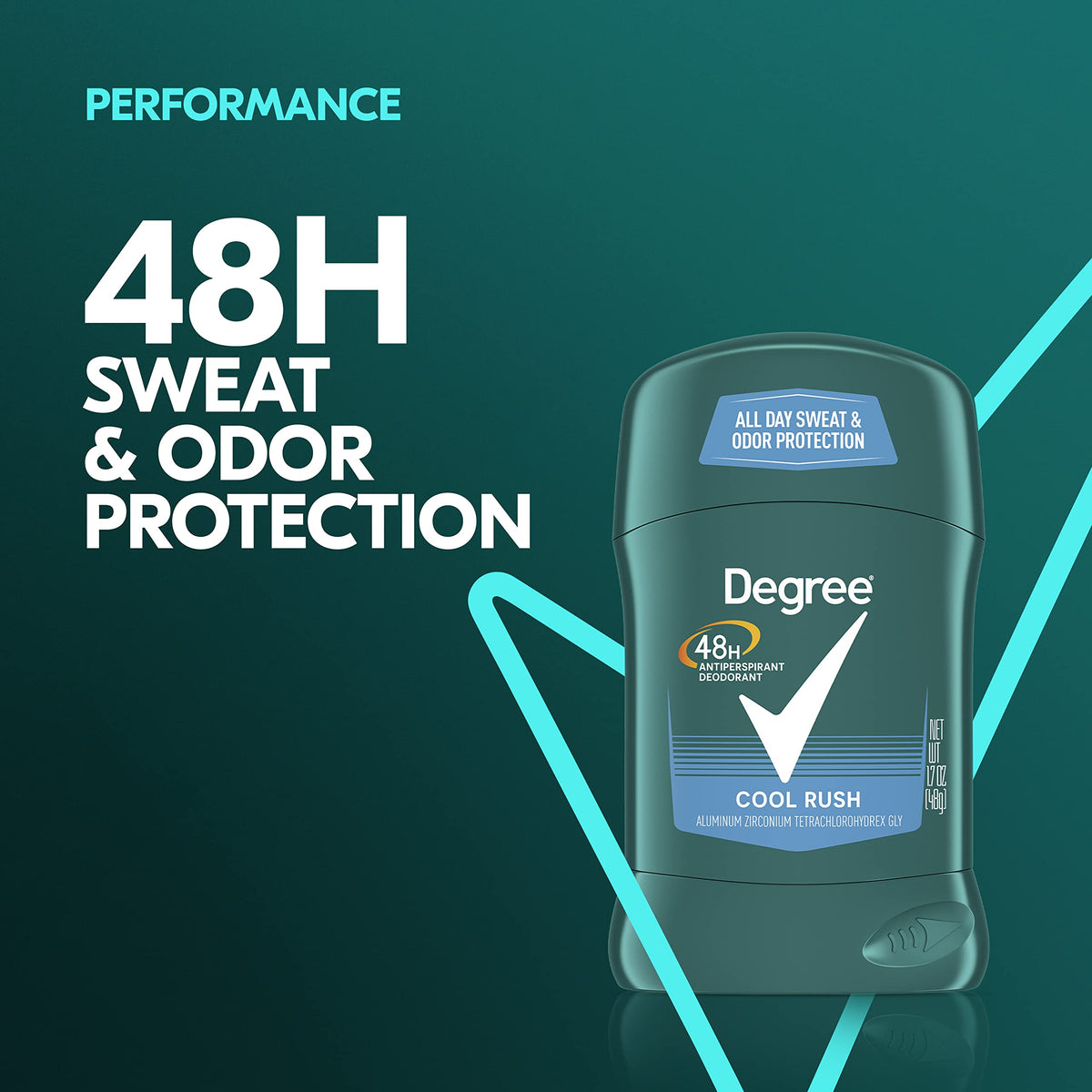 Men Protection Antiperspirant Deodorant Cool Rush 12ct 1.7 oz by Degree – 1.7 Ounce (Pack of 12), Pack of 12, Model 20079400116769
