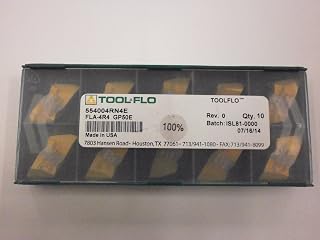 10pc) ToolFlo FLA 4R4 GP50 Top Notch Carbide Acme Threading Inserts NA 4R4 GP50C Tool Flo