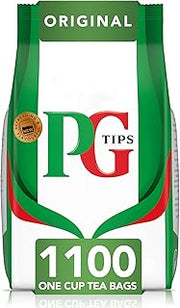 PG Tips One Cup Original Tea Bags (Pack of 1, Total 1100 Tea Bags)