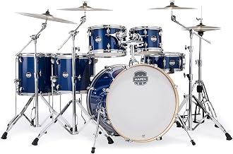 Mars Maple 6-Piece Studioease Shell Pack w/ 22" Bass Drum - Midnight Blue (MM628SFUOD)