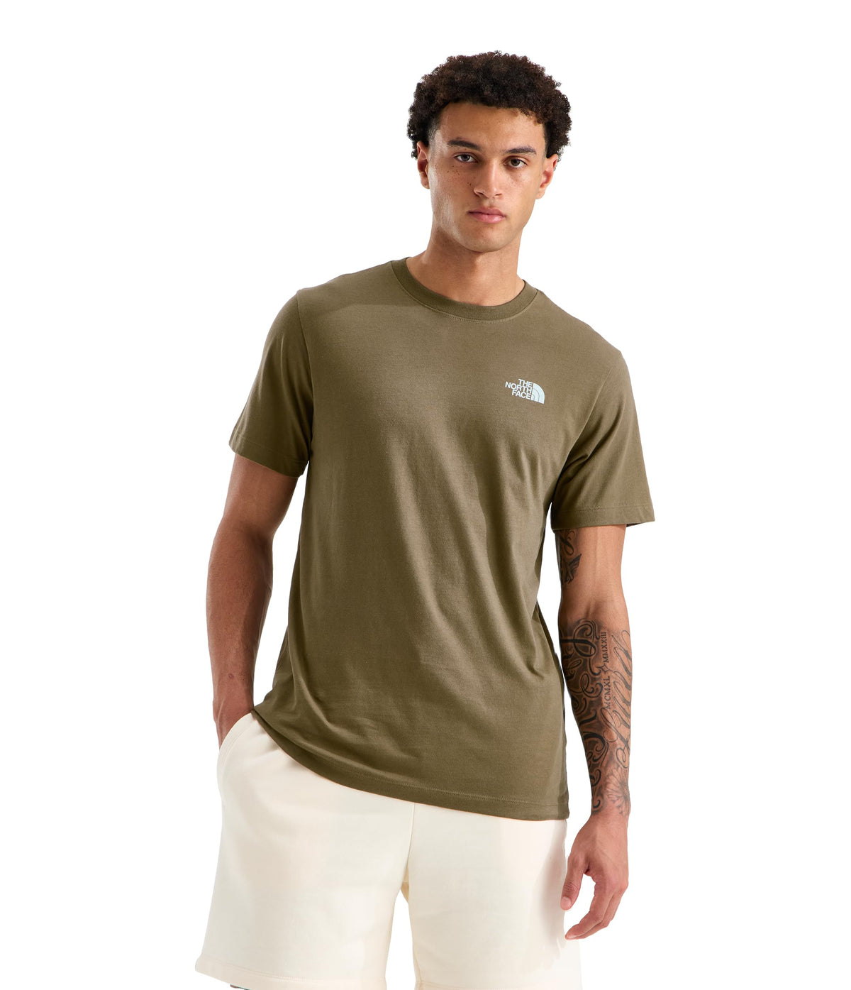 Evolution NSE Regular Short-Sleeve Tee by The North Face – Cotton, Caraway Seed, Model NF0A8JQ0