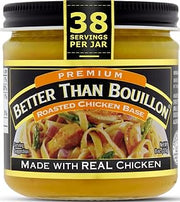 Better Than Bouillon Premium Roasted Chicken Base, Makes 38 Cups of Broth, 8 oz