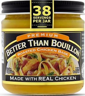 Better Than Bouillon Premium Roasted Chicken Base, Makes 38 Cups of Broth, 8 oz