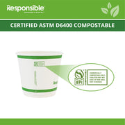 Responsible Products White / 500 / 8 Ounces Cups