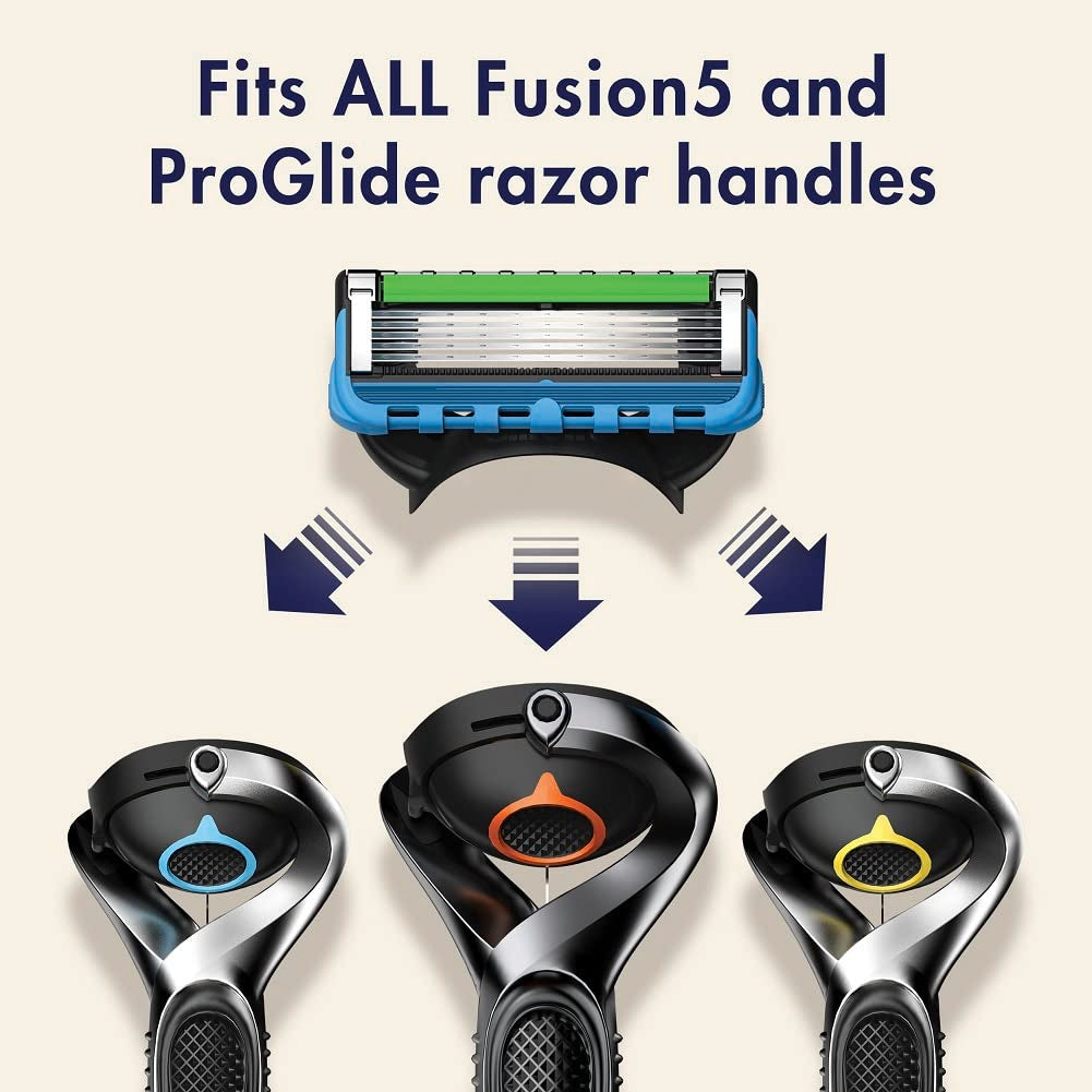Gillette 12 Count (Pack of 2) / Blue / Fusion5 ProGlide Billboard Pack Cartridge Razors