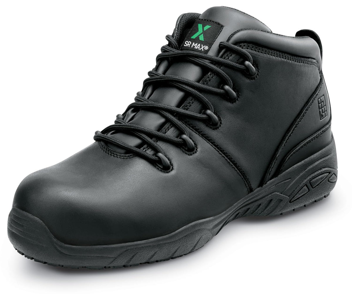 Mens Black Sitka MaxTRAX Composite Toe Waterproof SRO Hiker 14.0 M by SR Max – 14, Leather, Black