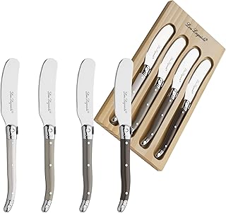 Lou Laguiole Tradition Wooden Set 4 Mixed Spreaders