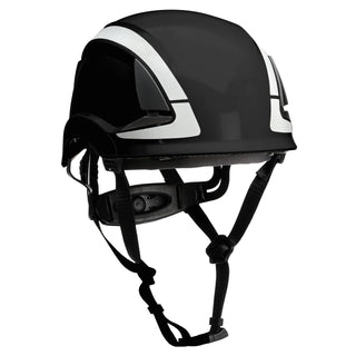DBI-SALA Safety Helmet by 3M – Standard, Acrylonitrile Butadiene Styrene (ABS), Black, Model X6012X-UV-A