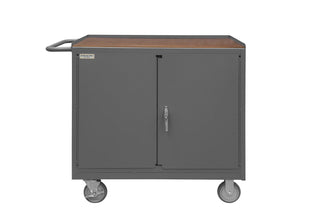 Mobile Bench Cabinet by Durham – Alloy Steel, Grey, Model 3113-TH-95