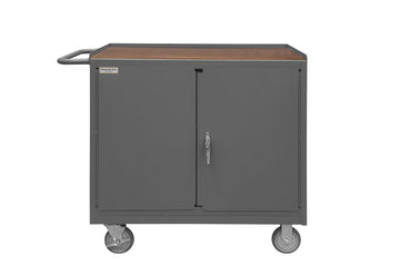 Mobile Bench Cabinet by Durham – Alloy Steel, Grey, Model 3113-TH-95
