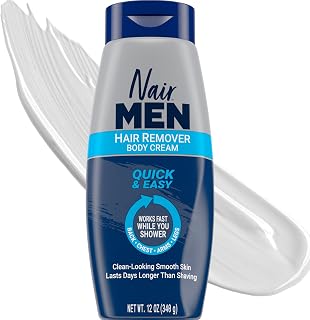 Nair Men Hair Remover Body Cream, 12 Oz