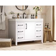 Elegant Kitchen and Bath 42" Single Bathroom Vanity in White by Elegant Lighting – unspecified, Wood, White, Model VF60642WH