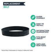 Belt, Upright Flat (Pack of 3) by Oreck – Black, Model 030-0604