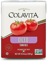 COLAVITA Recart Tomatoes - Diced, 13.76oz Recart (Pack of 16)