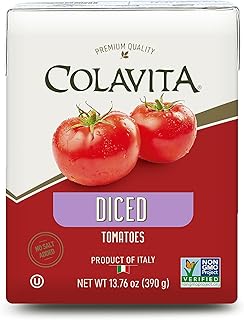 COLAVITA Recart Tomatoes - Diced, 13.76oz Recart (Pack of 16)