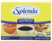 No Calorie Sweetener by SPLENDA – 50 Count (Pack of 6), Pack of 6, Model 722776200018