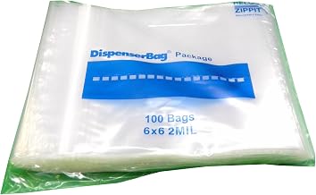 100 Ziplock Bags 6x9 Clear 2mil Poly Reclosable Bag 6" X 9" Zip Lock 100 Pieces (E14)