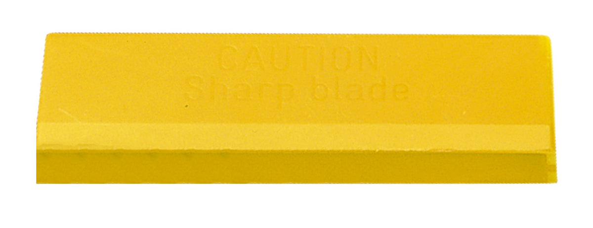 ScrapeMaster Carbon Razor Scraper Blade Holder (Pack of 6) by Ettore – 1 Count (Pack of 6), Carbon Steel, Yellow, Pack of 6, Model 2001