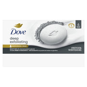 Dove 3.75 Ounce (Pack of 6) / Deep Exfoliating / Grey Soaps