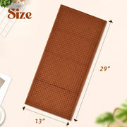 Jacquotha Waffle Hand Towels, 100 Percent Cotton, Rust, Set of 2
