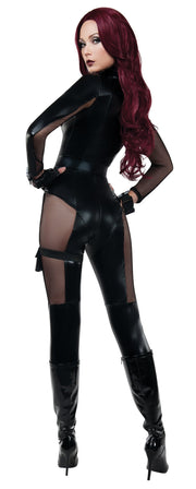 Avenging Assassin Womens Costume (Medium) Black by Starline – Medium, Polyester, Black, Model S8018-Blck-M