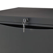 30" W Premium Lateral File Cabinet by Global Industrial – 30 inches (W) x 28 inches (H) x 18 inches (D), Alloy Steel, Black, Model LF-30-2D-BLACK