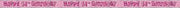 Unique Party 90232 - 12ft Foil Glitz Pink 14th Birthday Banner