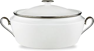 Lenox 6231245 Solitaire White Covered Vegetable Bowl