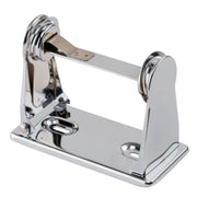 White/Silver Single Toilet Paper Holder by Winco – Medium, Steel, Model TTH-1
