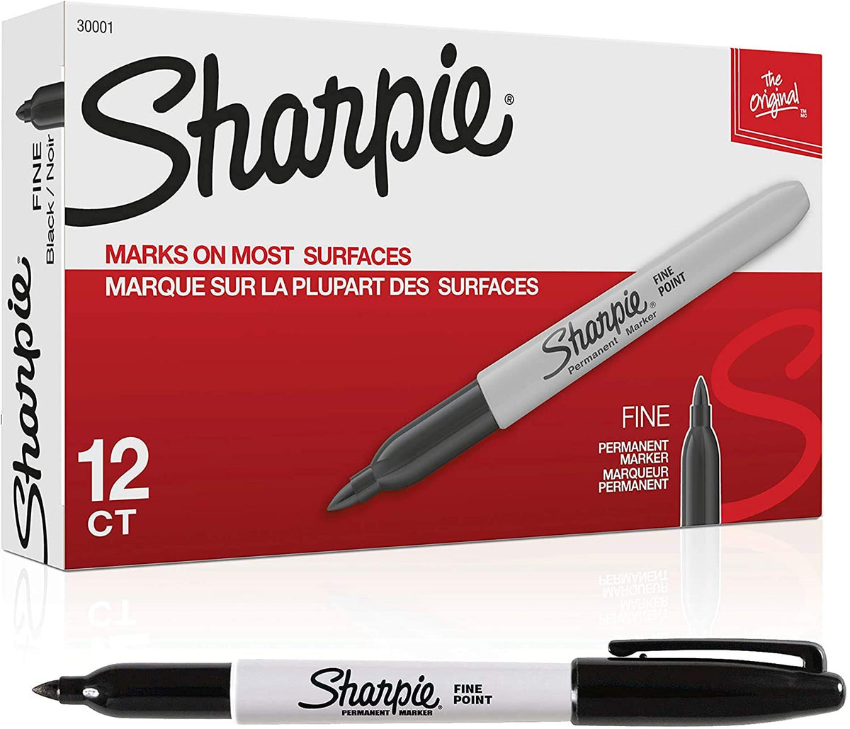 Permanent Fine Point Marker by Sharpie – 1 Count (Pack of 288), Plastic, black, Pack of 288, Model SAN30001