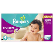 Pampers Size 4 / 124.0 / Green Disposable Diapers