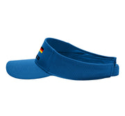 Federal Republic of Germany - Deutschland Flag on Chest Sport Sun Visor by Countries Flags Flags States Cities Designs – Polyester, Royal Blue