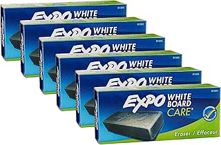 SAN81505 - EXPO Dry Erase Eraser, 6 Packs Size: 6 Pack PackageQuantity: 1, Model:, Office Accessories & Supply Shop