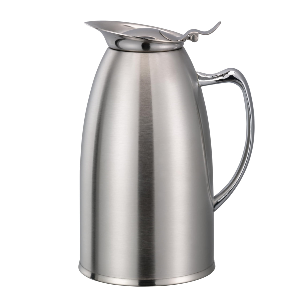 Water Pitcher by Service Ideas – 20.3 Ounces, 0.6 liters, Stainless Steel, Satin, Model WP6SA