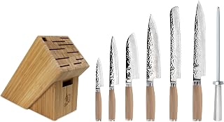 Shun Premier Blonde 8 Piece Professional Block Set