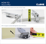 Heavy Duty Double Knuckle Hinge (11241000004) by Kason – Zinc, Chrome