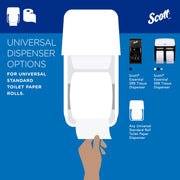 Scott Professional White / 550 Sheet (Pack of 40) / 40 Rolls Paper & Plastic