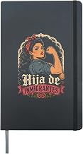 Hija De Inmigrantes Proud Latina Strong Woman Pride Hardcover Journal, Black