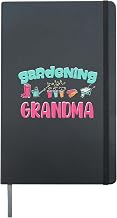 Mothers Day Gardner Grandma Gardening Grandma Hardcover Journal, Black