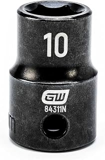 GEARWRENCH 3/8" Drive Standard Impact Metric Socket 10mm, 6 Point - 84311N